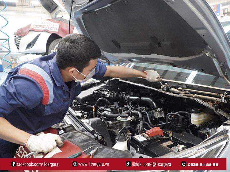 quy trình bảo dưỡng xe ô tô
