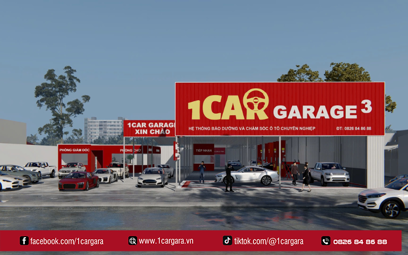 1CAR GARA đảm bảo chất lượng vá vỏ ô tô nhanh chóng, an toàn