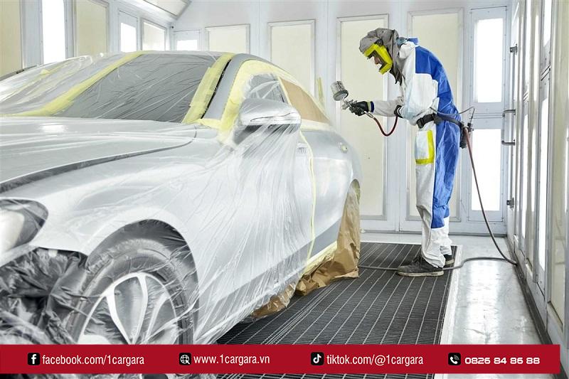 Quy trình sơn xe tại 1CAR GARA chuẩn kỹ thuật cao