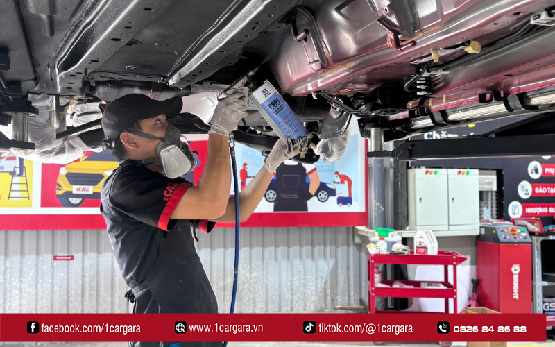 Quy trình sơn xe tại 1CAR GARA chuẩn kỹ thuật cao