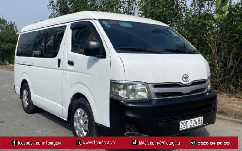 1CAR GARA hướng dẫn quy trình mua Hiace cũ chi tiết, minh bạch