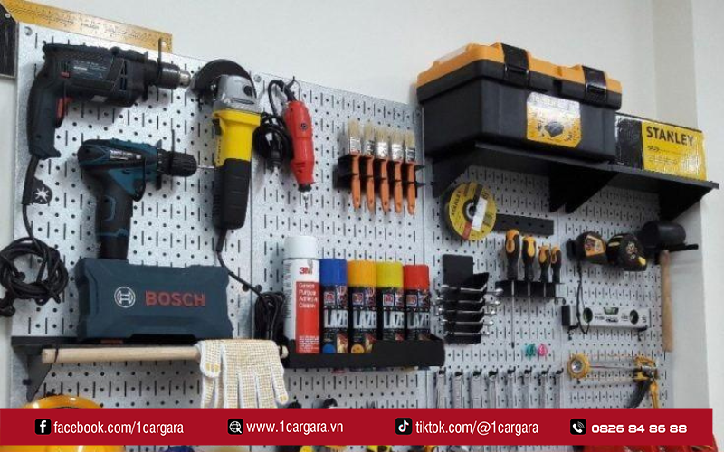Thiết bị hiện đại giúp gara ô tô vận hành hiệu quả, chuyên nghiệp