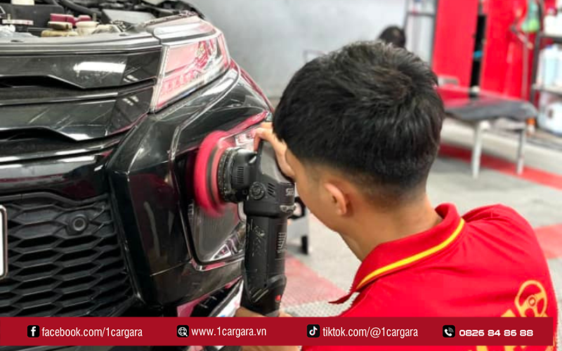 Chọn 1CAR GARA để đèn pha xe luôn sáng bóng bền