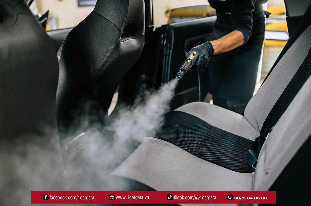 1CAR GARA khử mùi ô tô bằng quy trình khoa học, an toàn