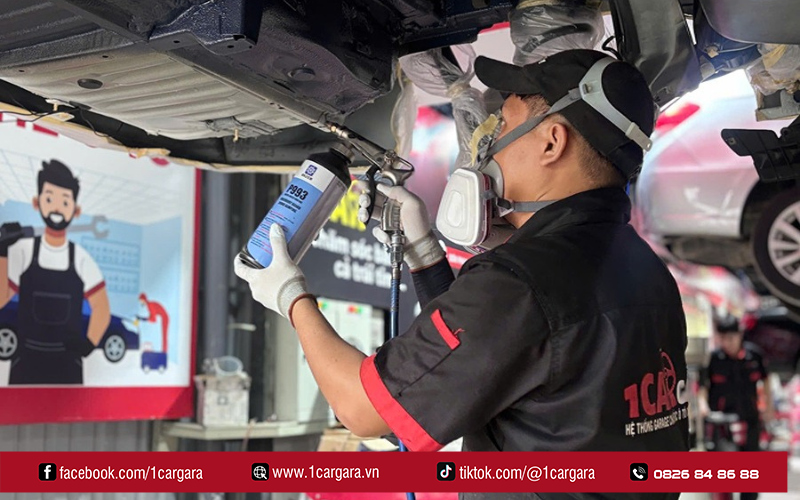 Phủ gầm ô tô giúp bảo vệ khung xe khỏi rỉ sét