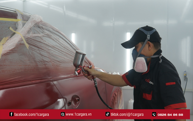 Sơn đổi màu xe tại 1CAR GARA uy tín, chất lượng cao