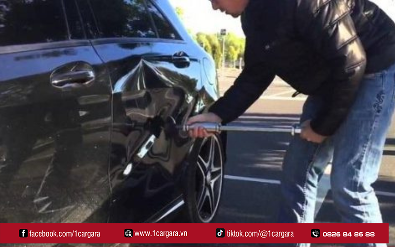 Xe bị móp dễ xảy ra dù bạn lái xe cẩn thận