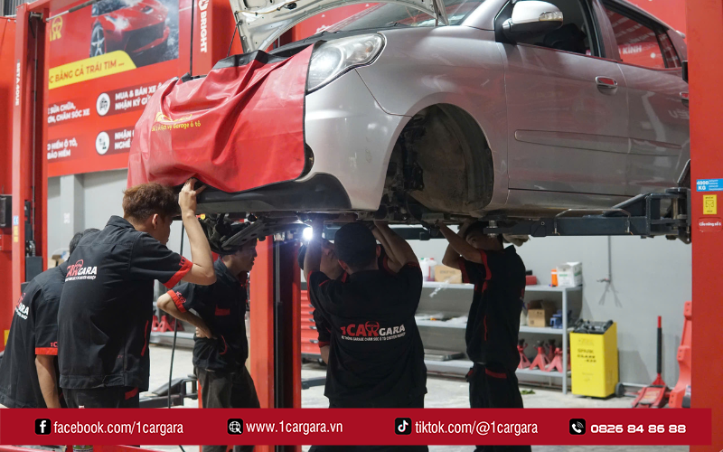 Xe chui gầm sửa chữa ô tô giúp kiểm tra, bảo dưỡng phần dưới