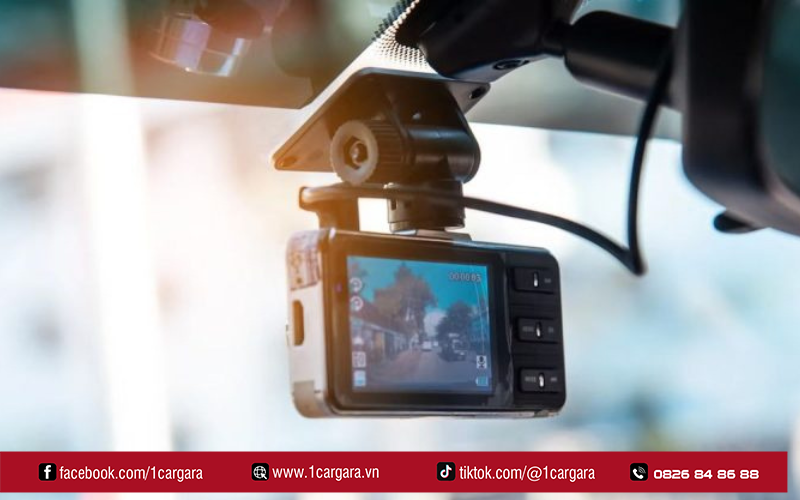 Camera hành trình ô tô khi tắt máy lắp đặt tại 1CARGARA