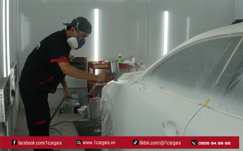 Chi phí sơn dặm ô tô 2025 có báo giá chi tiết