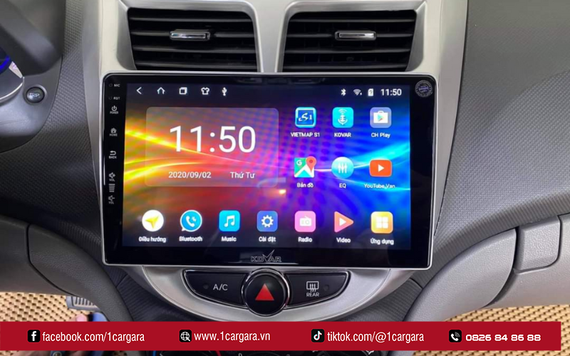 Lắp màn hình ô tô mang lại trải nghiệm lái xe thông minh