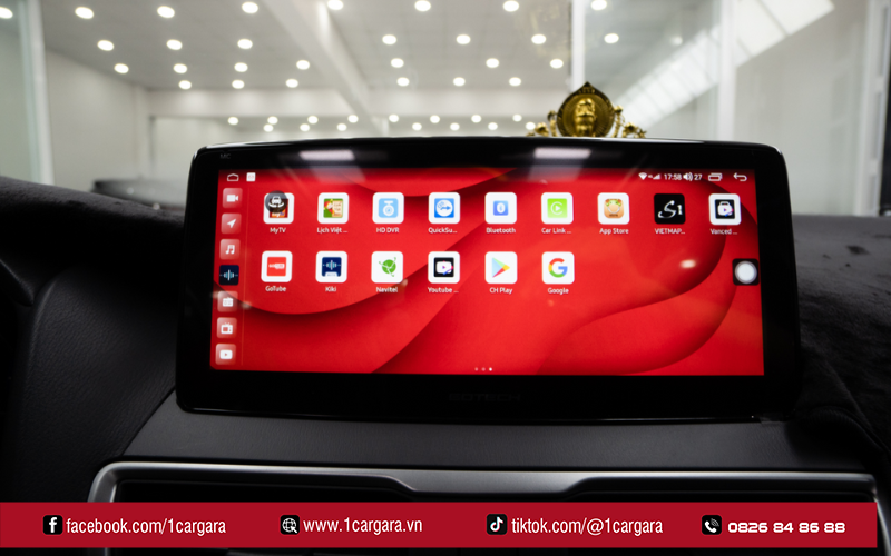 Màn hình ô tô phổ biến gồm loại Android và nguyên bản