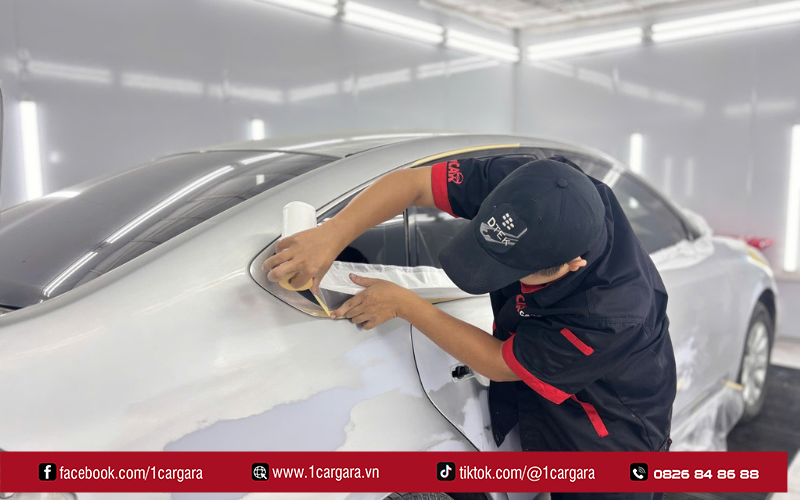 Cập nhật bảng giá sơn xe ô tô 2025 chi tiết, minh bạch