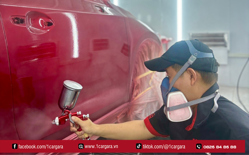 Sơn xe tại 1CAR GARA giúp xe bền đẹp hơn