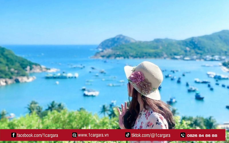 Vĩnh Hy Ninh Thuận có cung đường ven biển dốc, cua gắt