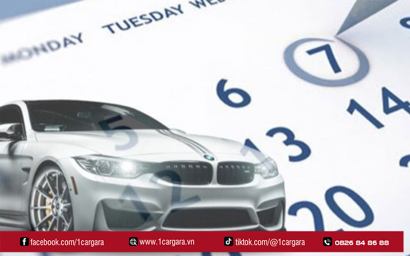 1CAR GARA hướng dẫn 5 bước xem ngày nhận xe chuẩn phong thủy