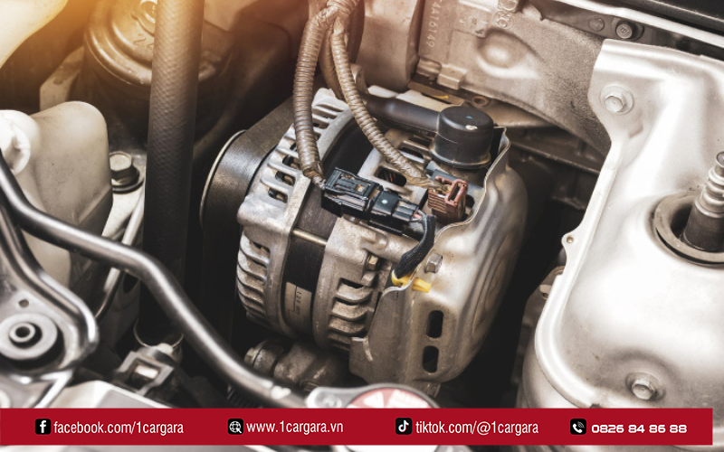 1CAR GARA kiểm tra máy phát điện bằng thiết bị chuyên dụng hiện đại