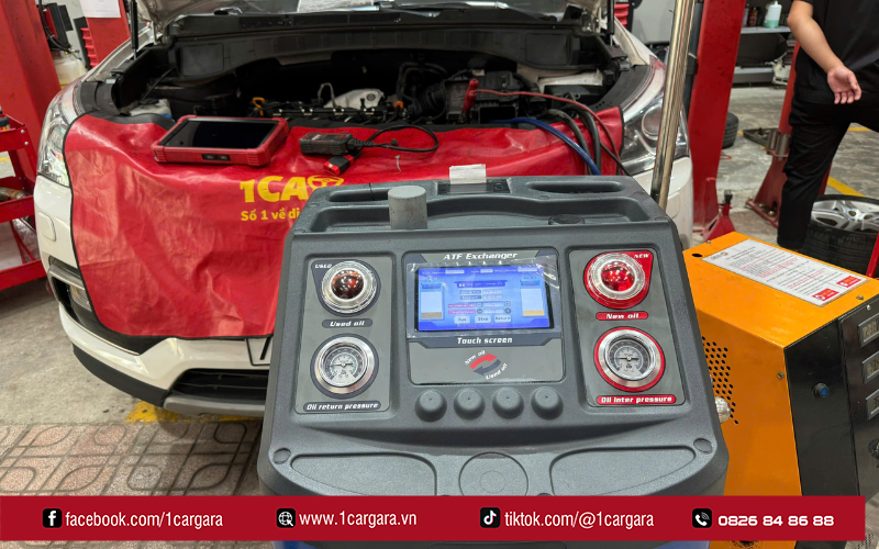 Thay nhớt hộp số tuần hoàn giúp hộp số sạch, sang số mượt