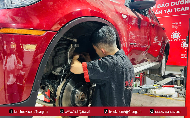 Má phanh ô tô thường thay sau 50.000–80.000km sử dụng