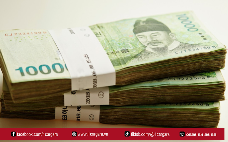 Tiền Hàn Quốc hiện có 10 mệnh giá đang lưu hành