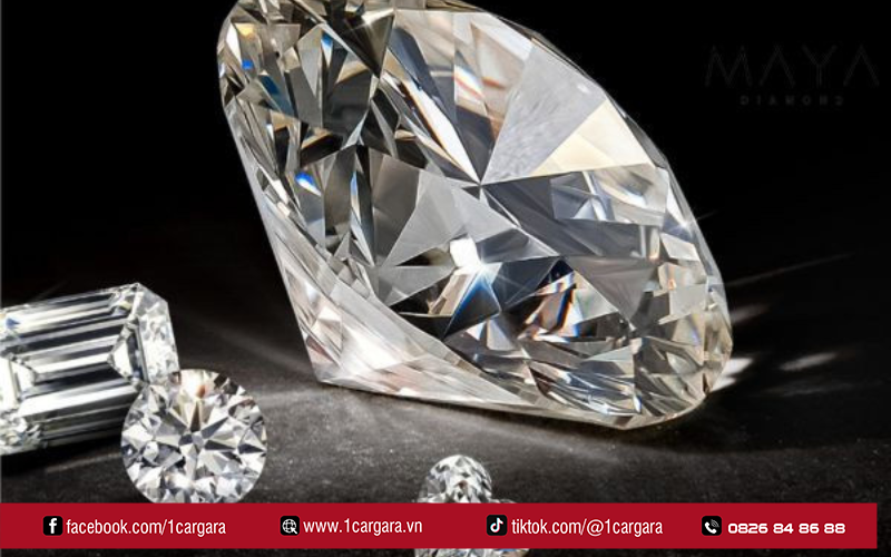 Giá kim cương 1 carat phụ thuộc màu, độ tinh khiết
