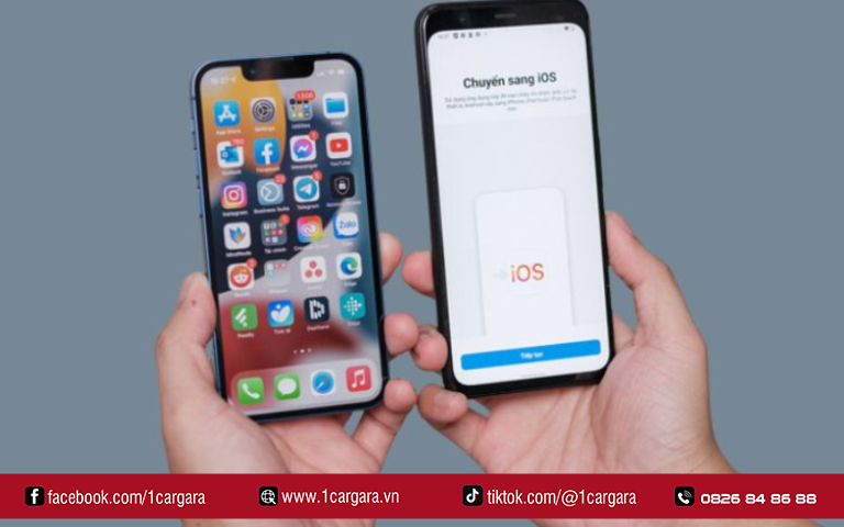 Có thể dùng iCloud, máy tính hoặc phần mềm để chuyển dữ liệu