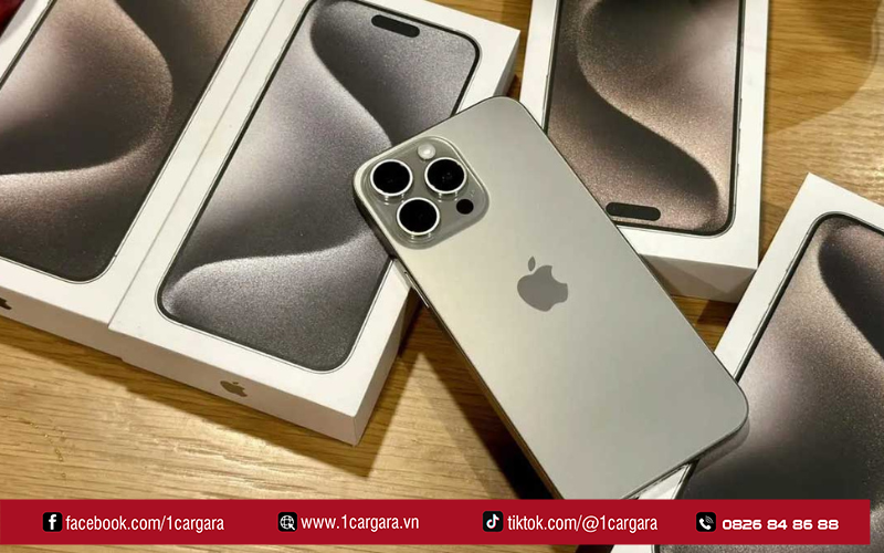 iPhone 15 Pro Max có bốn màu titan chính thức