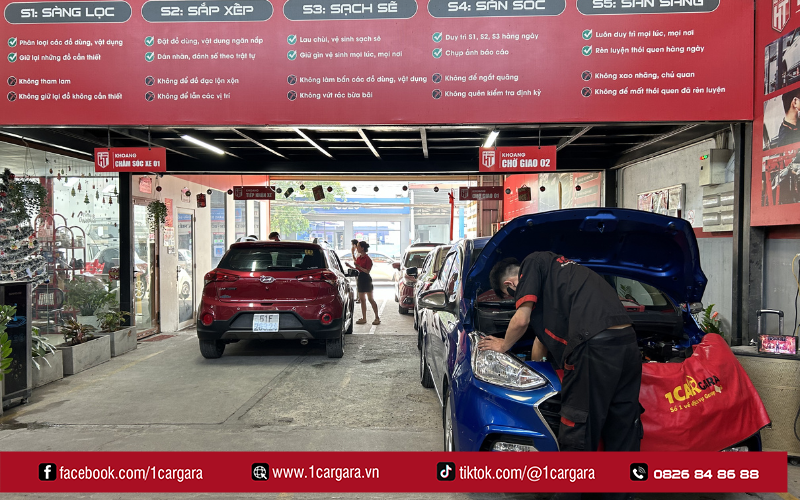 1CAR GARA kiểm tra chuyên sâu, tránh rủi ro khi mua xe
