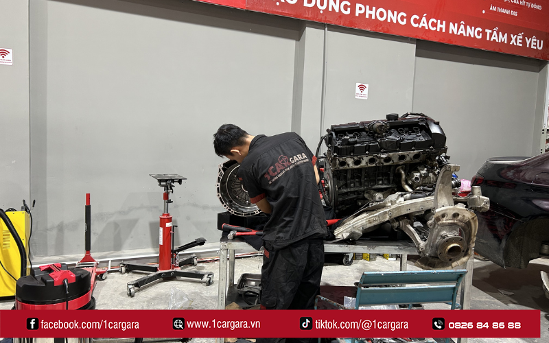 Quy trình 6 bước tại 1CAR GARA đảm bảo hộp số chuẩn