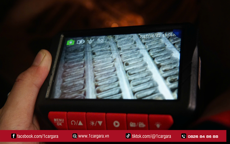 Thiết bị nội soi giúp vệ sinh dàn lạnh ô tô nhanh, sạch