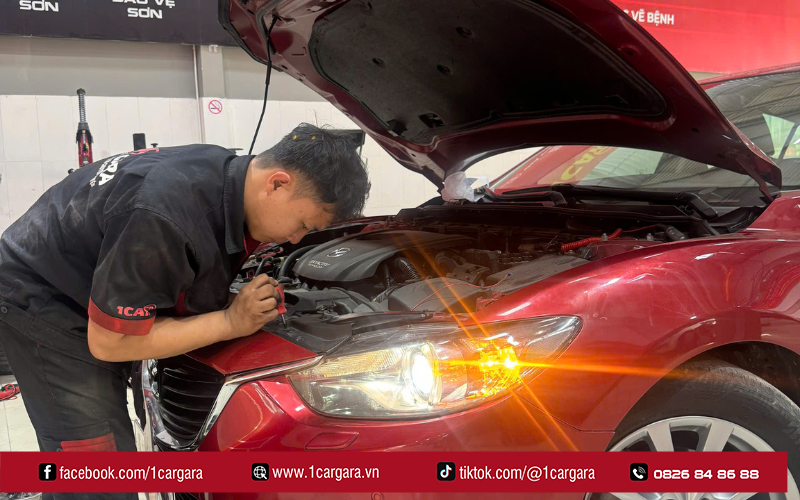 1CAR GARA độ bi gầm chuyên nghiệp, bảo hành uy tín dài lâu