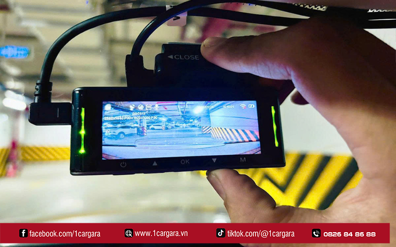 Camera hành trình trước sau giúp lưu bằng chứng va chạm rõ nét