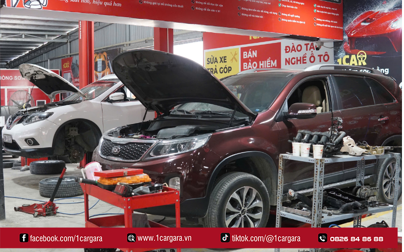 1CAR GARA chẩn đoán chính xác, sửa bơm xăng nhanh và hiệu quả