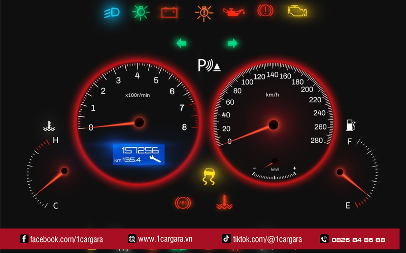 1CAR GARA chẩn đoán chính xác và xử lý nhanh lỗi đèn taplo