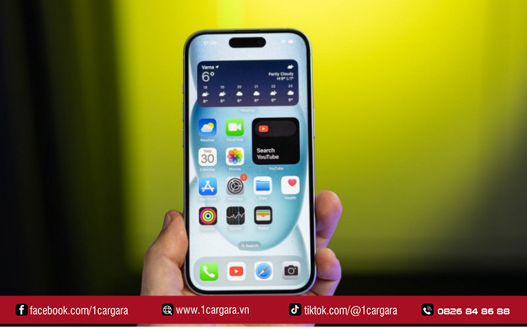 iPhone 15 Pro Max pin 4.422mAh, đáp ứng nhu cầu lái xe liên tục