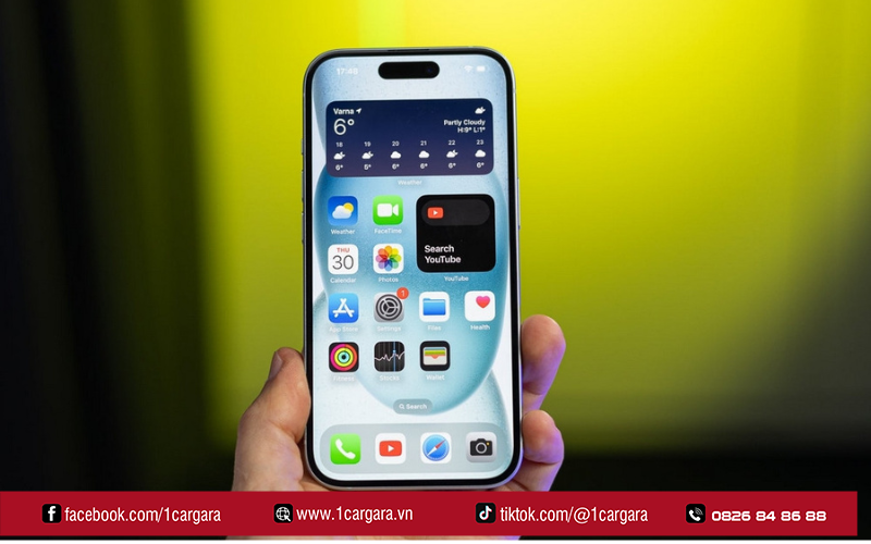 iPhone 15 Pro Max pin 4.422mAh, đáp ứng nhu cầu lái xe liên tục