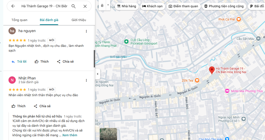 Đánh giá thực tế GMap Biên Hòa