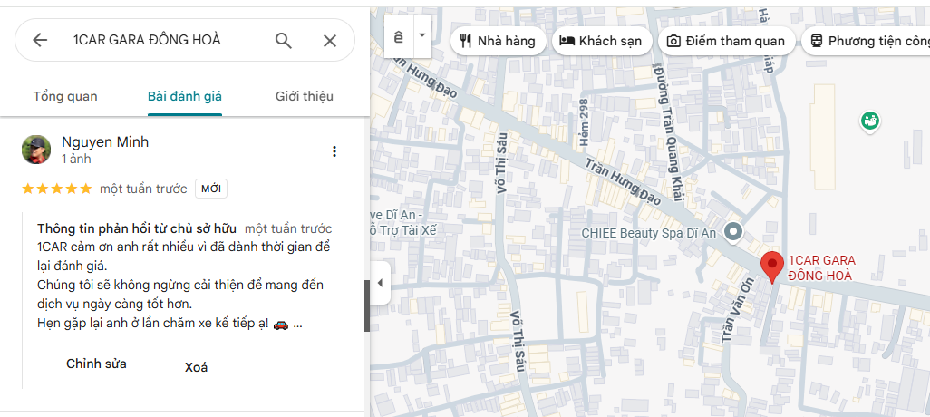 Đánh giá thực tế GMap Đông Hòa