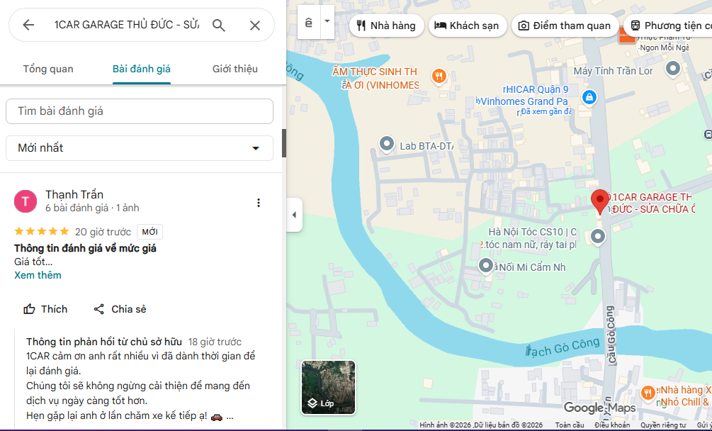 Đánh giá thực tế GMap Thủ Đức