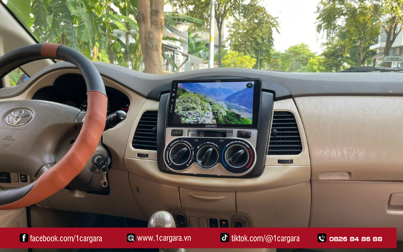 Chọn gara uy tín để lắp màn hình Android Innova chính hãng, chuẩn kỹ thuật