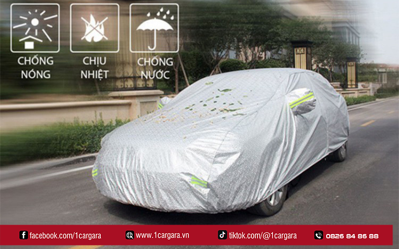 Bạt phủ bảo vệ xe khỏi nắng nóng, mưa, bụi và trầy xước