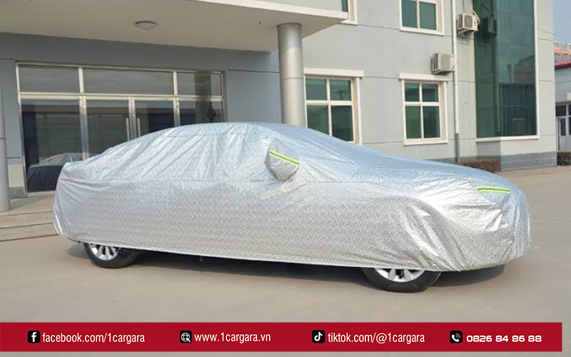 Bạt phủ nhiều lớp bảo vệ xe tối ưu trước nắng, mưa và bụi