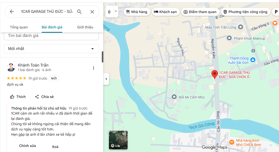 Đánh giá thực tế GMap Thủ Đức