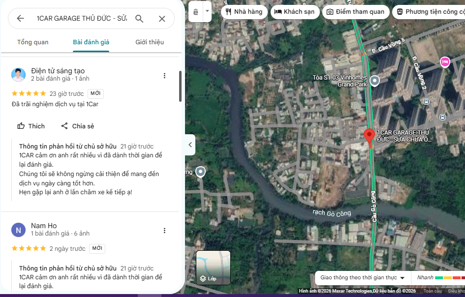 Đánh giá thực tế GMap Thủ Đức