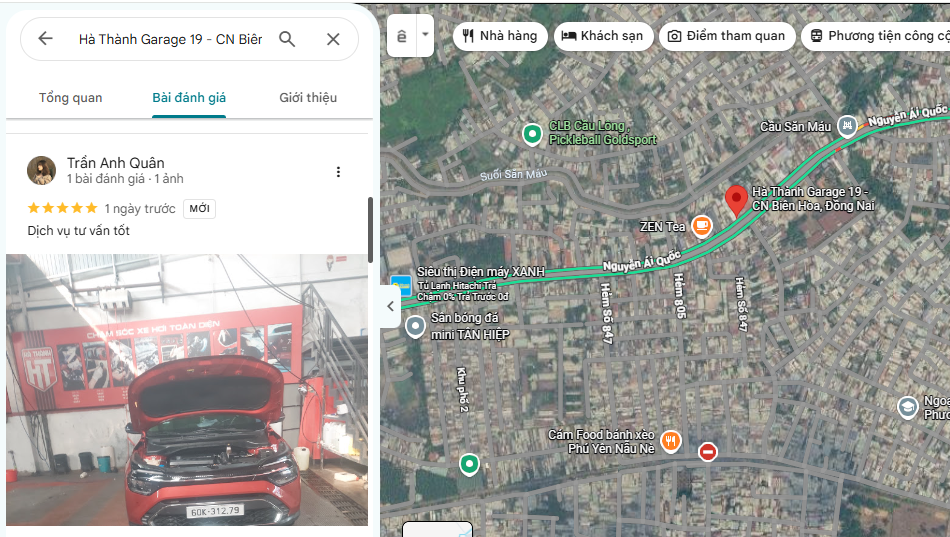 Đánh giá thực tế GMap Biên Hòa