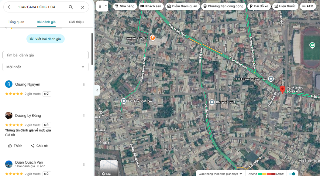 Đánh giá thực tế GMap Đông Hòa