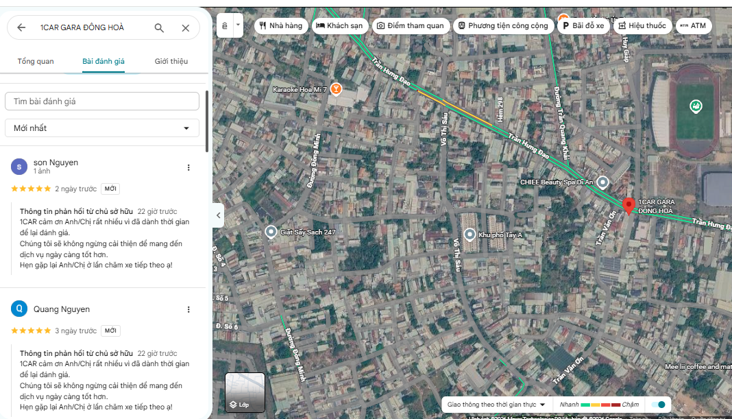 Đánh giá thực tế GMap Đông Hòa