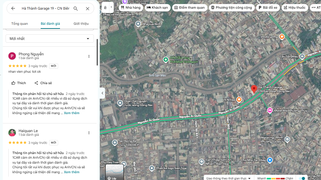 Đánh giá thực tế GMap Biên Hòa
