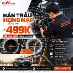 Bắn trấu họng nạp ô tô