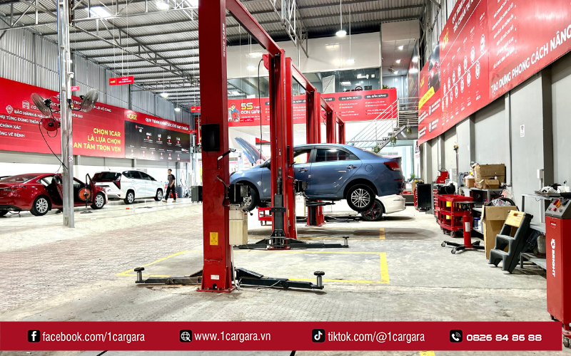 1CAR GARA căn chỉnh phom dáng, hoàn thiện đồng sơn đồng nhất